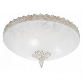 Светильник Потолочный Arte Lamp Crown A4541PL-3WG Бело-Золотой, Белый с Неокрашенным Рисунком / Арт Ламп