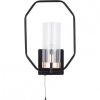 Светильник Настенный Arte Lamp Celaeno A7004AP-1BK Черный, Прозрачный / Арт Ламп