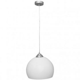 Светильник Подвесной Arte Lamp Fredo A5823SP-1SS Матовое Серебро, Белый / Арт Ламп