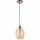 Светильник Подвесной Arte Lamp Propus A4344SP-1AB Античная Бронза, Янтарный / Арт Ламп