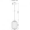 Светильник Подвесной Arte Lamp Arwen A1902SP-1BK Черный, Дымчатый / Арт Ламп