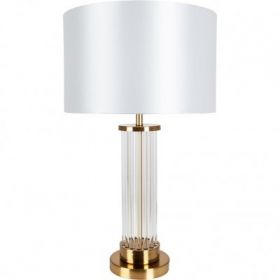 Лампа Настольная Arte Lamp Matar A4027LT-1PB Полированная Медь, Кремовый / Арт Ламп