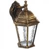 Светильник Уличный Настенный Arte Lamp Genova A1202AL-1BN Черно-Золотой, Неокрашенный / Арт Ламп