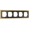 Рамка на 5 Постов Werkel WL17-Frame-05 Золото, Черный / Веркель