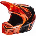 Fox V3 RS Mirer Flow Orange MIPS шлем внедорожный