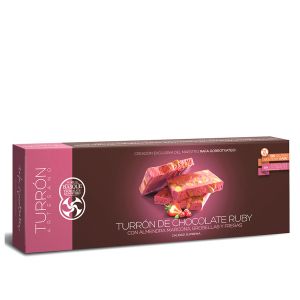 Туррон-нуга из рубинового шоколада Rafa Gorrotxategi Turron de Chocolate Ruby 250 г - Испания