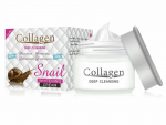 Коллагеновый крем для лица Collagen Deep Cleansing Snail Whitening с экстрактом улитки (80г)