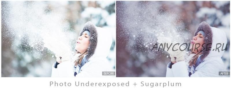 Экшены для Photoshop и пресеты Lightroom Winter Portrait (BP4U)