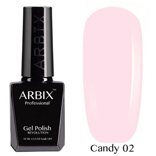 ARBIX гель лак Candy, 02  Воздушное безе
