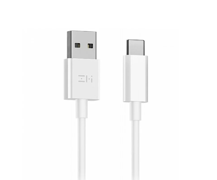 Кабель ZMI USB - USB Type-C 5A Fast Chardge (AL705), 1 м, белый