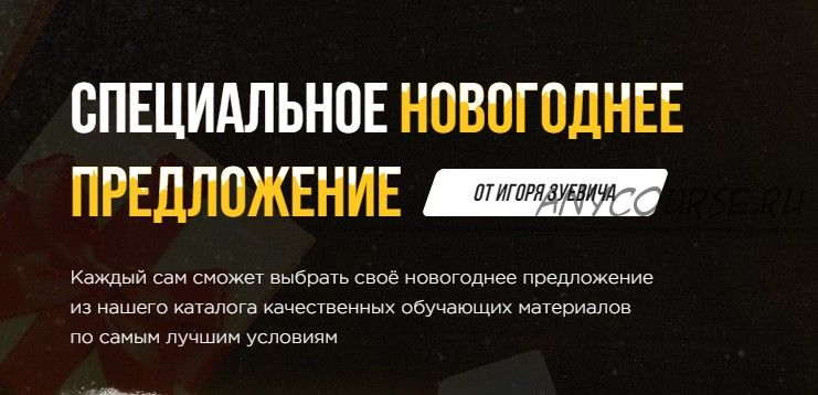 Специальное новогоднее предложение 2020. Тариф «Хочу все» (Игорь Зуевич)