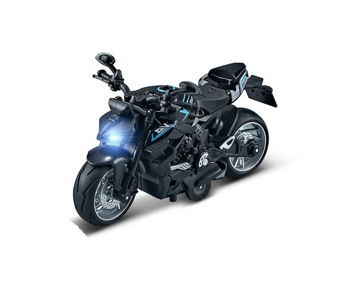 Мотоцикл коллекционный металлический свет, звук, инерция Нейкед 1:12 (MY66-M2236)
