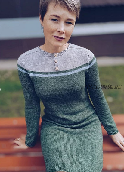 Футболка, платье Henley (milkfox_knits)