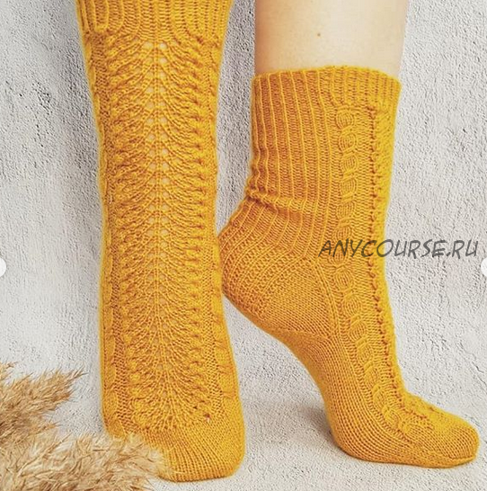 Носочки «blooming_socks» (knit.land)