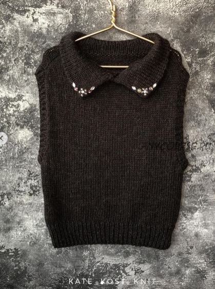 Жилет «Collar slipover» (kate_kost_knit)