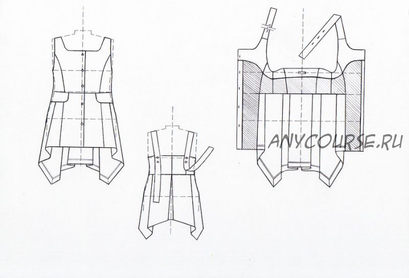 [LinesDrawn] Онлайн-курс профессионального технического рисования одежды (Элла Пушкина)