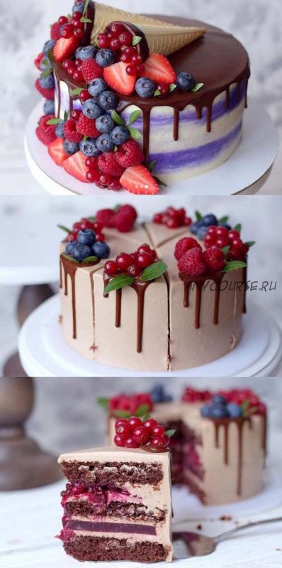 [Nezabudka Cake] Шоколадный торт с вишней (Алина Селиванова)