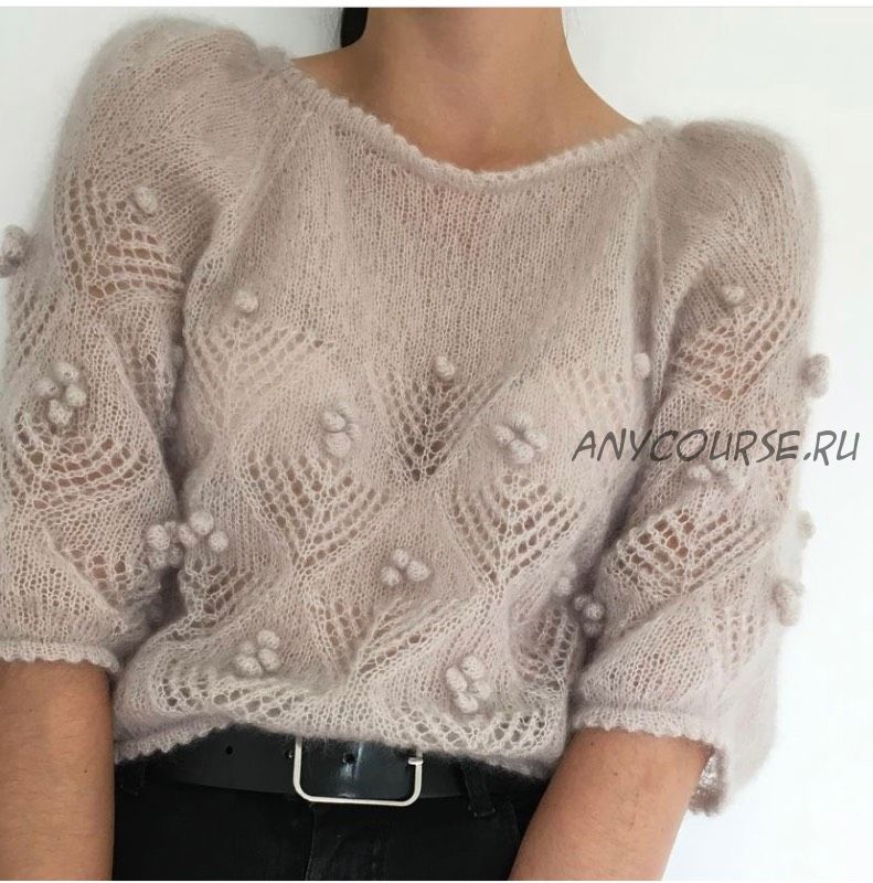 [notadaywithoutknitting] Блуза Aurevoir (Маша Зябликова)