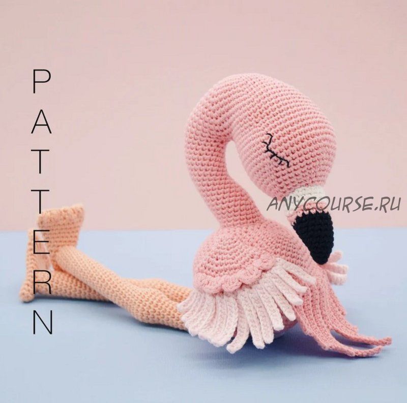 [TheLittleHookCrochet] Flo the flamingo / Фламинго Фло