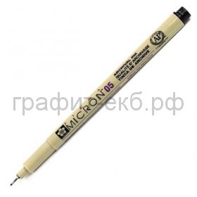 Ручка капиллярная Sakura Pigma Micron 0.45мм черная XSDK05