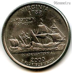 США 25 центов 2000 P