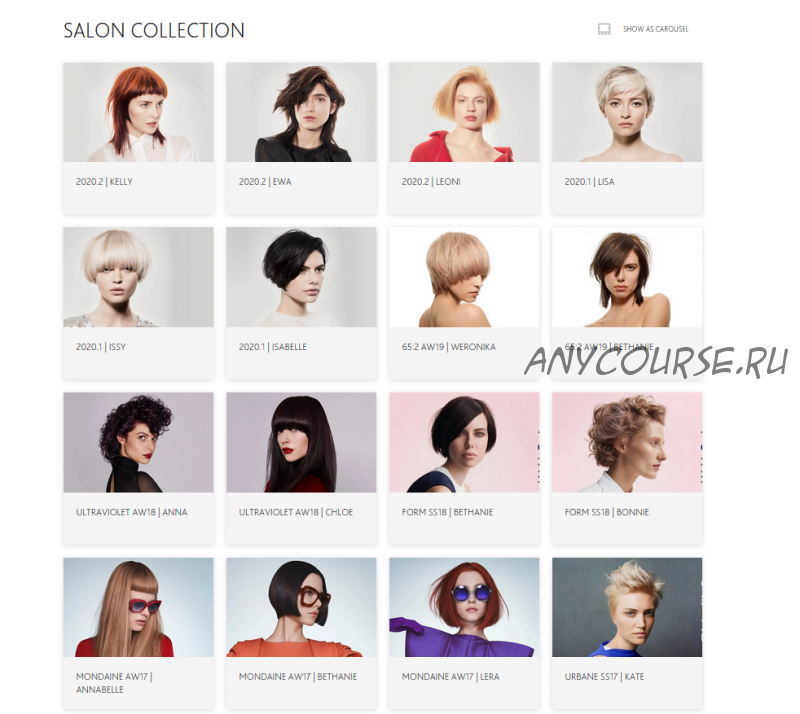 [Vidal Sassoon] Salon collection