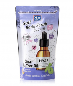 Солевой скраб для тела с гиалуроновой кислотой YOKO GOLD SALT BODY SCRUB ULTRA HYA8 350 g