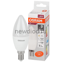 Лампа светодиодная СВЕЧА 7Вт E14 3000K LVCLB60 7SW/830 230V OSRAM