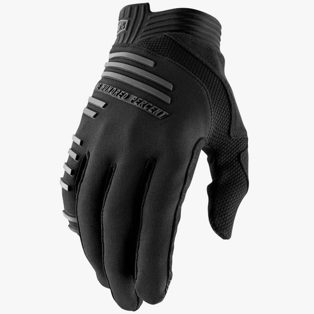 100% R-Core Black перчатки для мотокросса