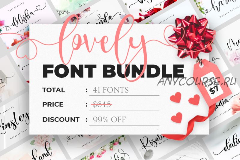 [Creativefabrica] Lovely Font Bundle (NissaStudio)