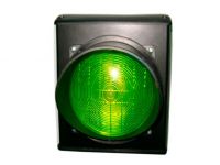 Светофор светодиодный, 1-секционный, зелёный, 230 В