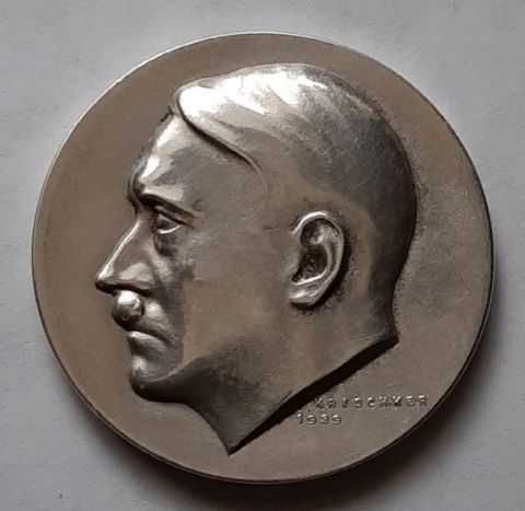 медаль 1939 Германия 50 лет UNC Редкость