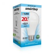 Лампа светодиодная A65-20W-4000K-E27, SMARTBUY