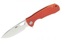 Нож Honey Badger (Хани Баджер) Flipper M (HB1019) с оранжевой рукоятью