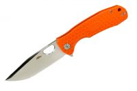 Нож Honey Badger (Хани Баджер) Tanto D2 L (HB1405) c оранжевой рукоятью