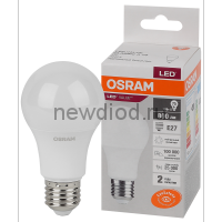 Лампа светодиодная А60 10Вт E27 4000K LVCLA75 10SW/840 230V OSRAM