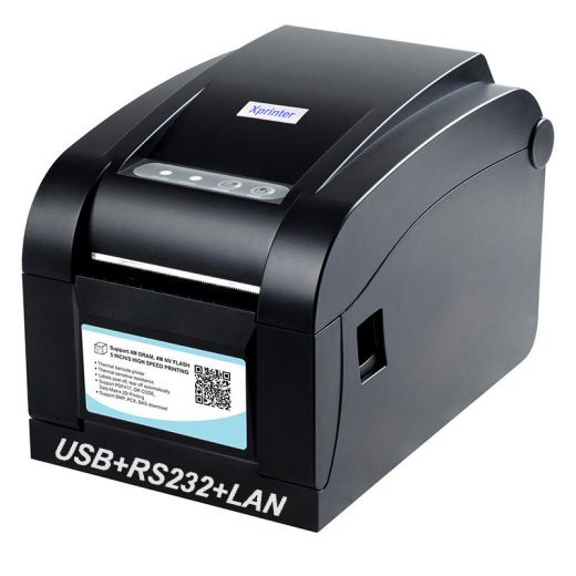 Xprinter XP-350BM (USB+LAN+RS232) принтер этикеток с отделителем