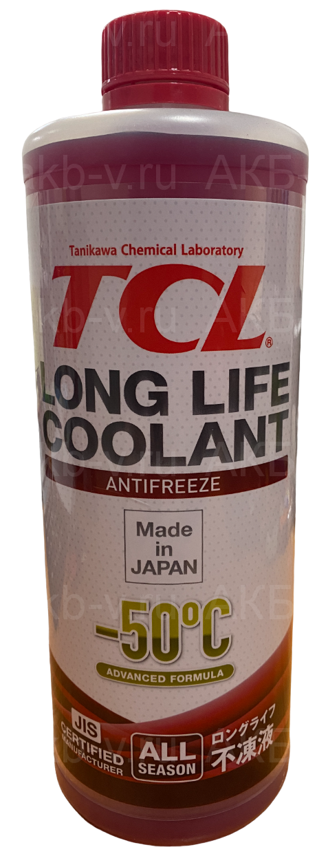 Антифриз TCL Long Life Coolant LLC33145 -50C красный, 1л Япония