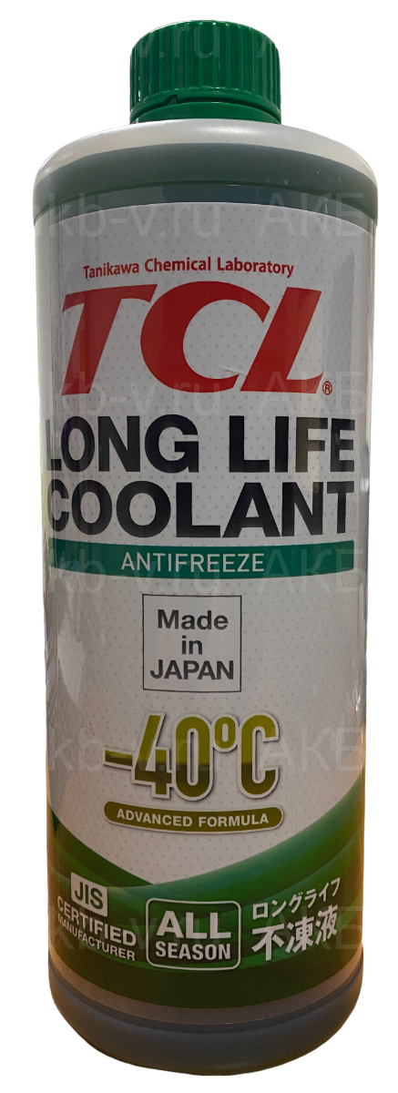 Антифриз TCL Long Life Coolant LLC33138-40C зеленый, 1л Япония