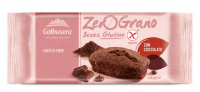 Кексы шоколадные без глютена Galbusera (4 шт х 37 г) 148 г, ZeroGrano Plumcake Cioccolato 148 g