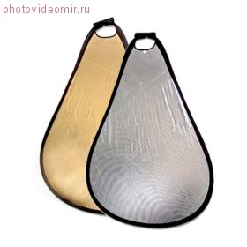 Отражатель JJC RE-H80G треугольный серебро/золото