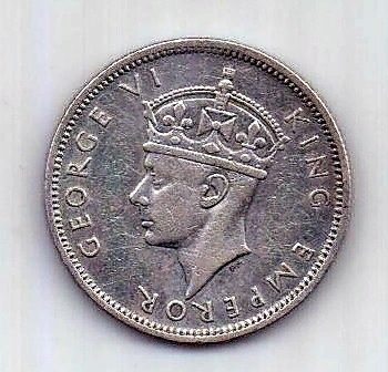 1/2 рупии 1939 Сейшелы AUNC Великобритания