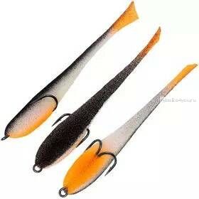 Рыбка поролоновая Grifon Сlassic с поджатым двойником 15 см / 3 шт / цвет: 01