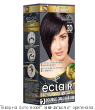 ECLAIR 3D Стойкая крем-краска д/волос № 4.75 Черный шоколад