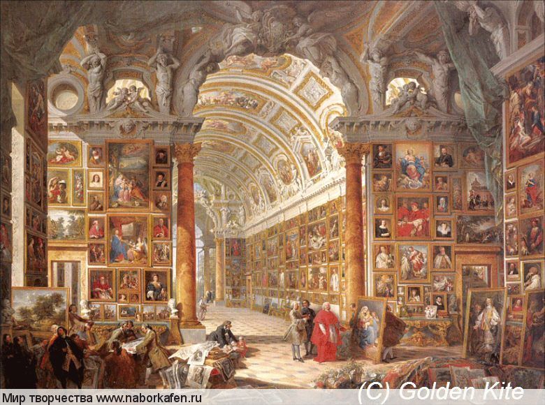 Набор для вышивания "1793 Interior of a Picture Gallery"