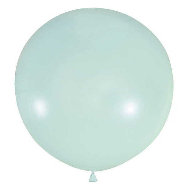Голубой Винтаж метровый шар с гелием