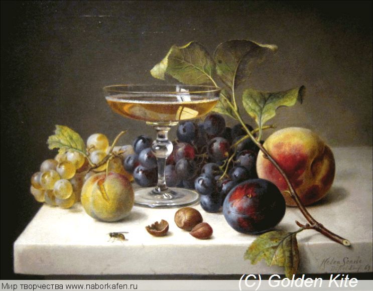 Набор для вышивания "2224 Still Life with Fruit and Champagne"