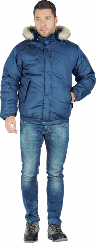 Куртка Спринт утеплённая, синий (Кур 658)