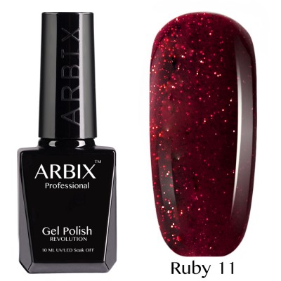 Гель лак  ARBIX  Ruby № 11