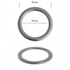 фото кольцо литое внутренний размер 30 мм TBY-2B1073.3 черный никель